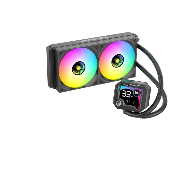 ;  Водяное охлаждения для cpu LOVINGCOOL AK-03 240 ARGB digital