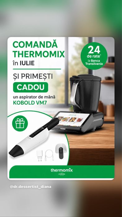 Thermomix Tm7 - in rate sau il castigi- cel mai potrivit cadou