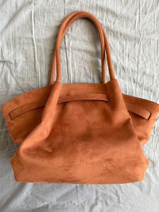 Дамска чанта  JW PEI – като нова Hana Medium Faux Suede Tote Bag - Brown
