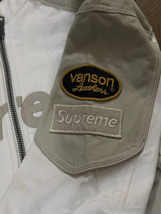 Supreme x Vanson Leathers Cordura Cotton Jacket