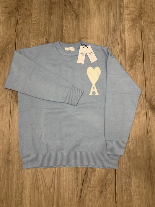 Bluza AMI Paris blue and White