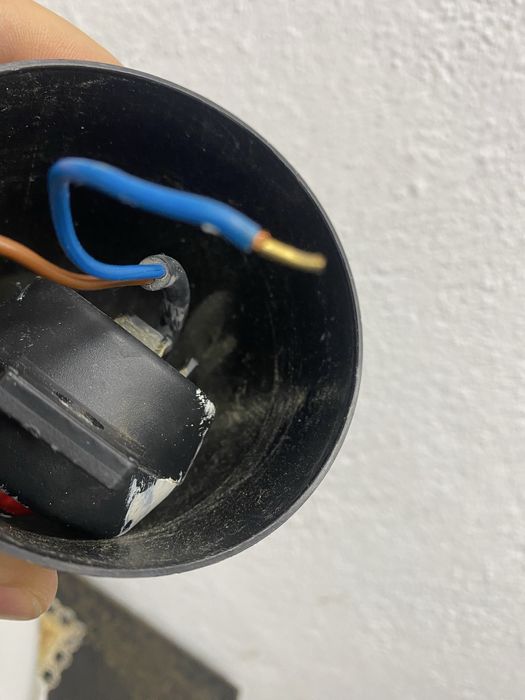 Винтидж полилей от млечно стъкло от Германия