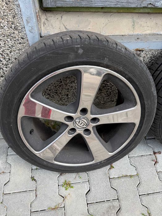 4бр Джанти ATP 17" 5x100 ET35 7J + гуми 225/50 R17 Golf 4 A3 Fabia