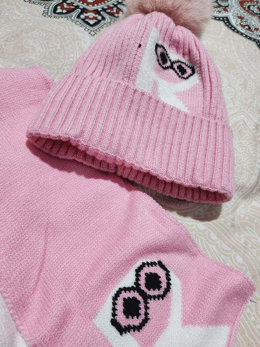 Детский комплект шарф и шапка