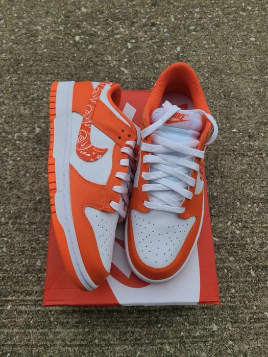 Nike Dunk Low Orange Paisley
