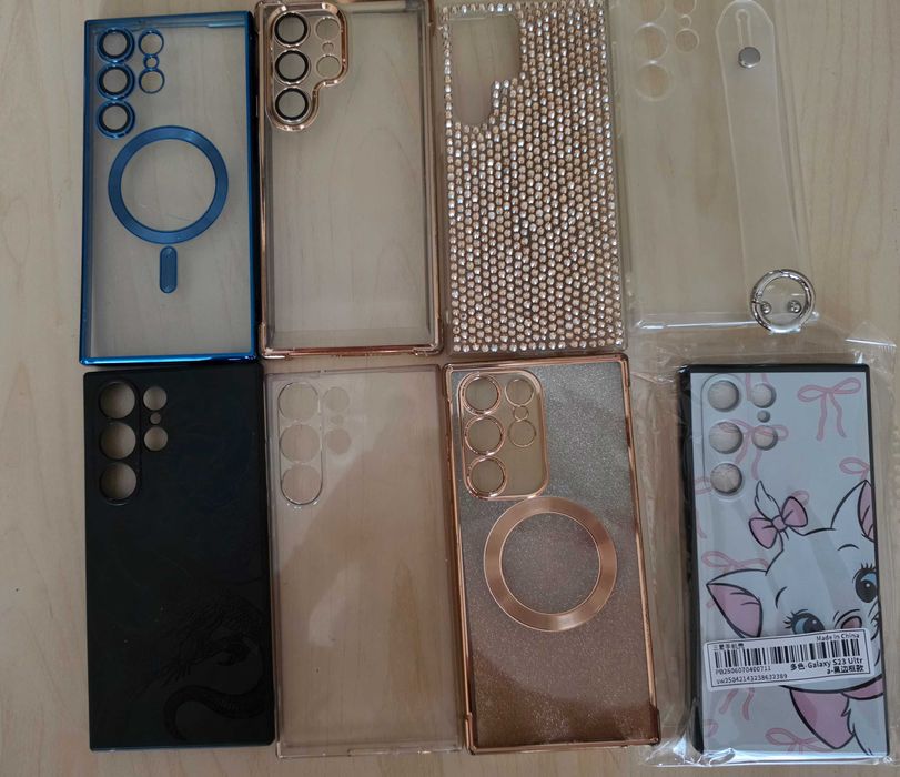 Samsung galaxy s23 ultra+ подарък 8 калъфа