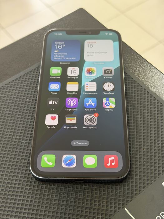 Apple iPhone 12 Pro Max,Pacific Blue,128GB *КатоНов*1г Гаранция*
