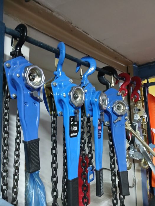 Цепные тали, лебедки