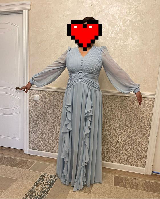 Стильное нарядное вечернее платье