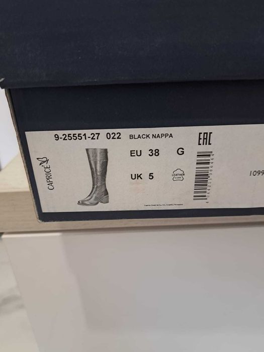 Cizme Caprice 9-25551-27 Black Nappa