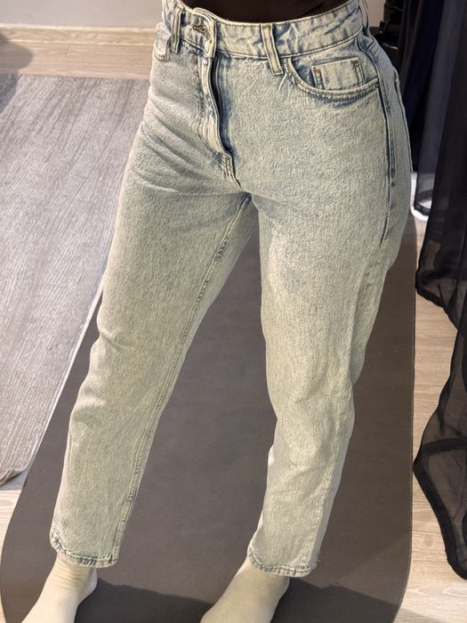 Джинсы голубые Zara XS