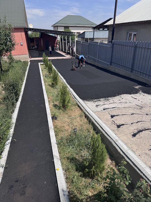 Асфальт. Асфальтирование. Укладка асфальт.