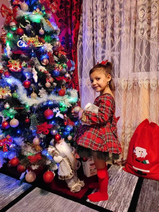 Rochiță Crăciun superbă 3 ani
