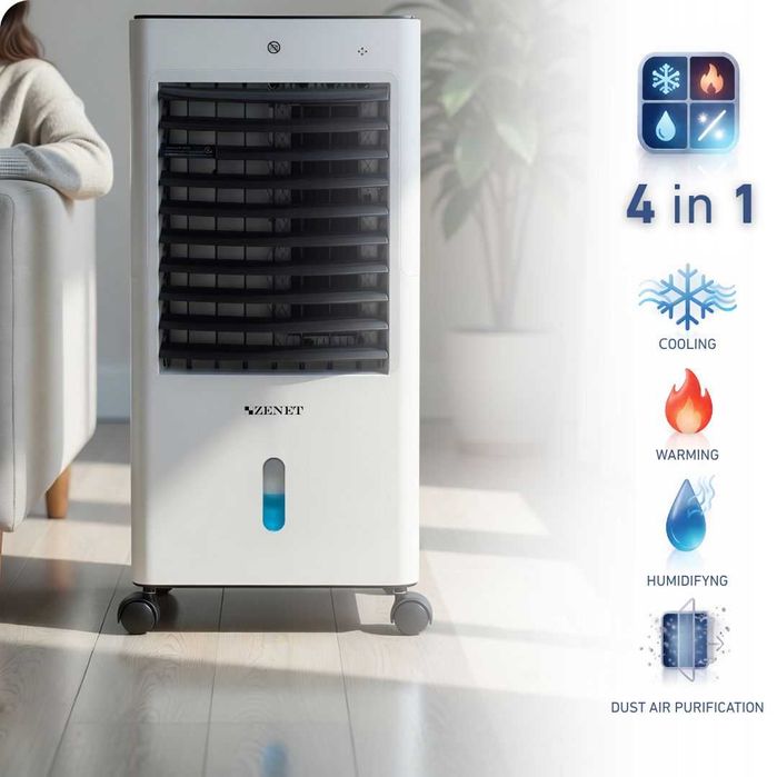 Преносим мобилен климатик за отопление и охлаждане Zenet ZET-481