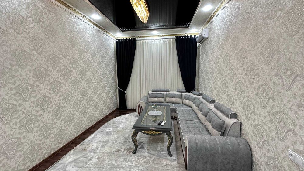 2 хона килинган+подвалиниям уй килган квартира сотилади 5 микрн