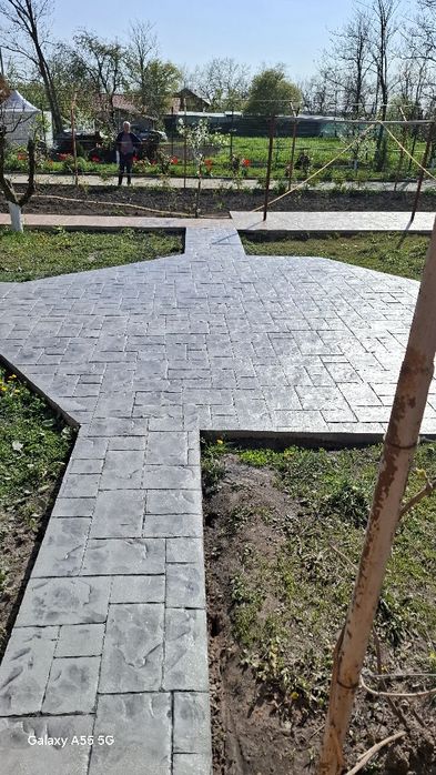 Beton amprentat.