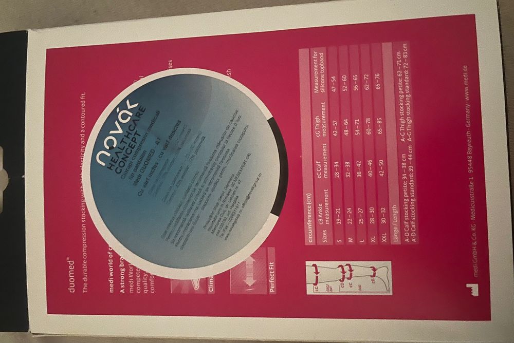 Ciorapi compresivi medicali  Duomed (mediven)