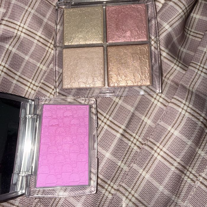 Косметика dior (хайлайтер, румяна)