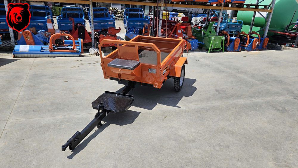 Remorca agricola noua 450 kG pt motocultor Agramix utilaj nou