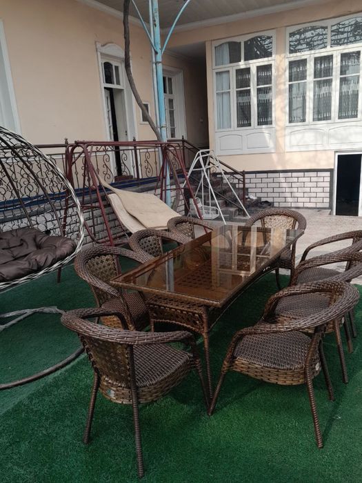 Плетенка, тукима ратан стол стуллар