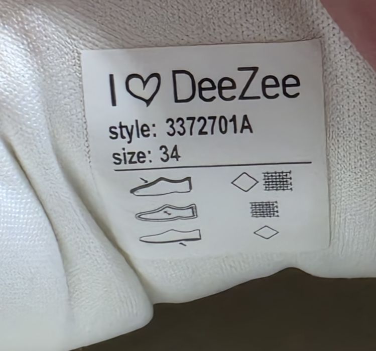 Sneakers DeeZee fete 34