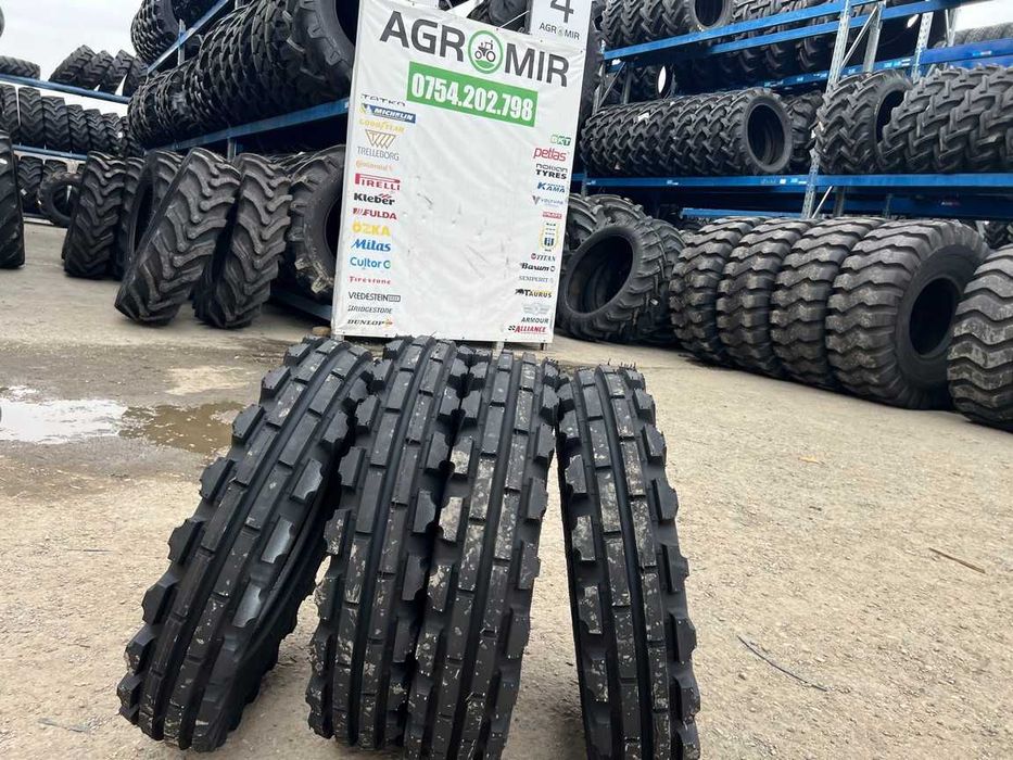 Cauciucuri noi 6.00-16 cu 12 pliuri pentru tractor fata marca PANTHER