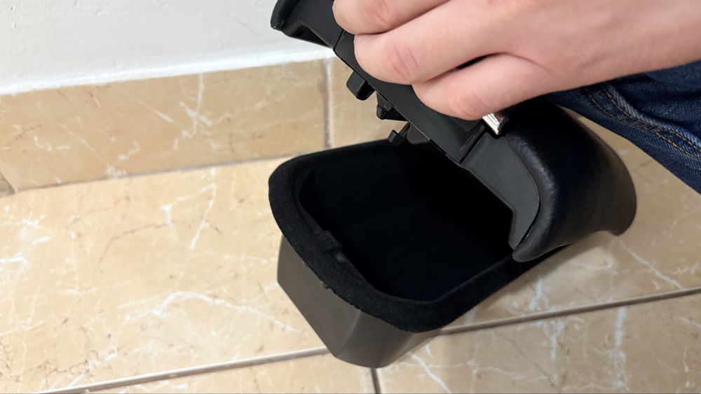 Cotiera W211 retapitata piele neagra + spuma moale