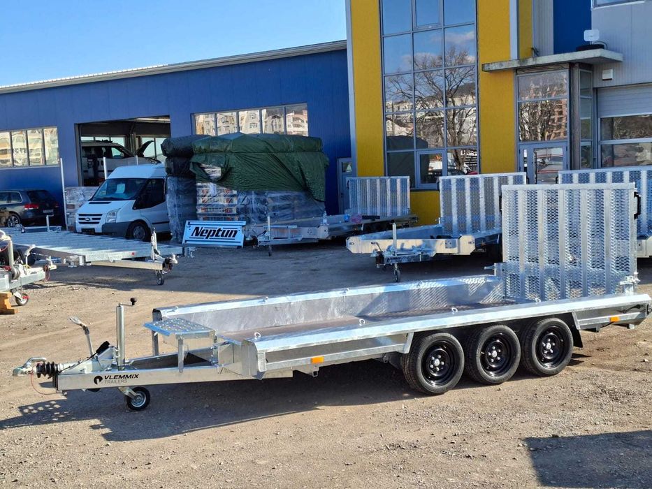 НОВО ремарке за строителна техника Vlemmix MT400 3500kg (3x1500kg)