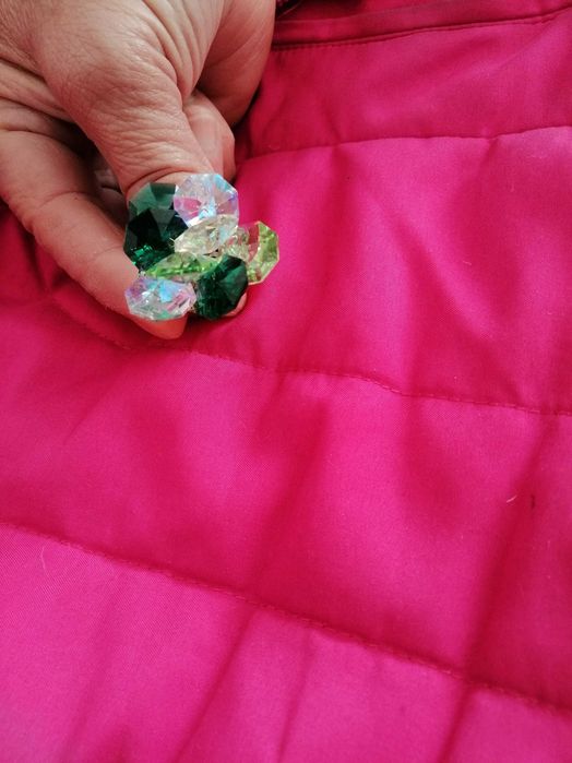 Пръстен от сваровски кристали