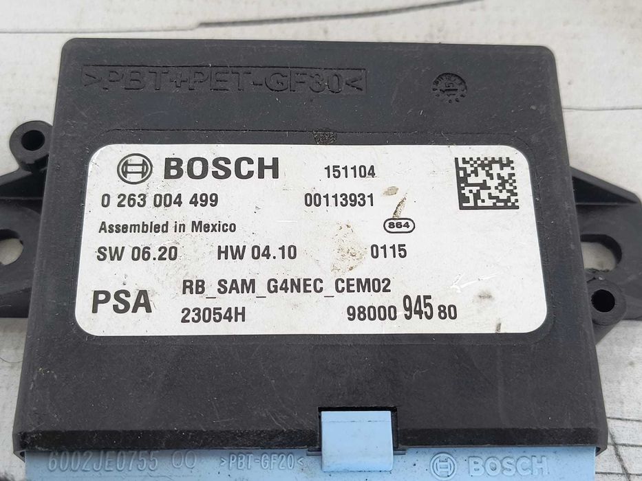 Module PDC / Calculator Senzori Parcare Citroen DS4 2017 / 2011-2018 Cod OEM 9800094580 (5G2)
