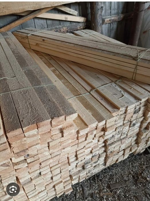 Продам сосновый брусок на штакетник.