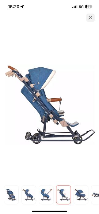 Зимняя санка коляска