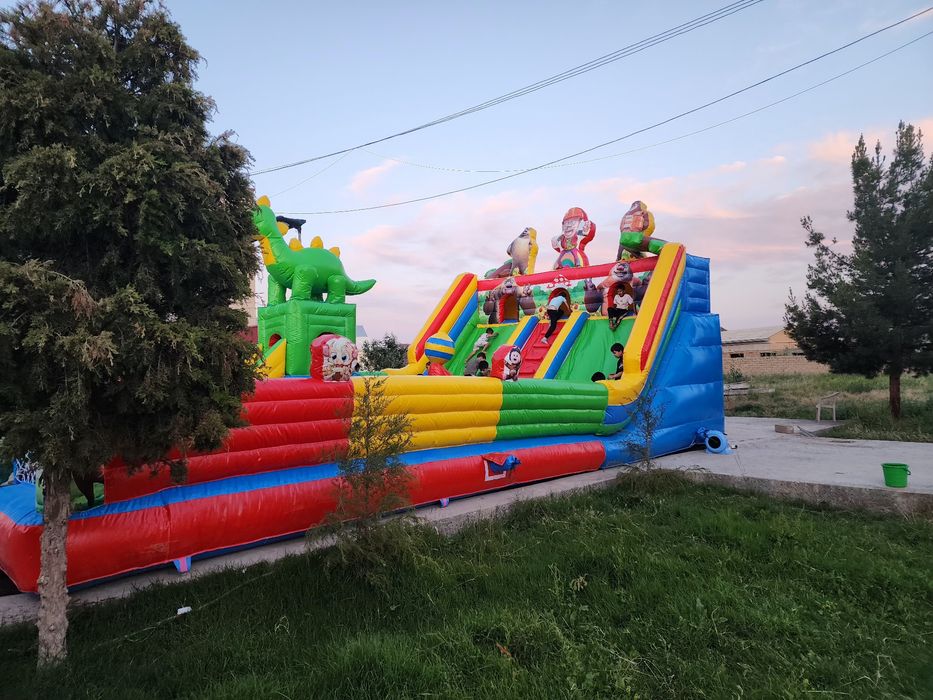 Батут болажонлар учун 6×12 ва поедча