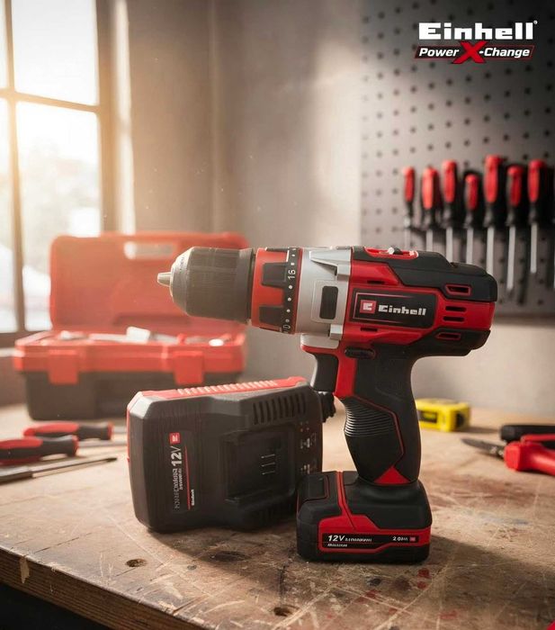 Акумулаторен винтоверт Einhell TE-CD 12/1 Li