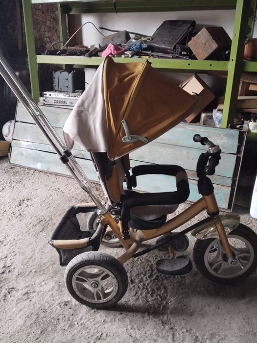 Ппродам детский велосипед с ручкой