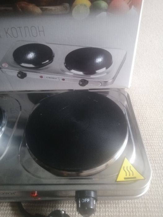 Два броя двоен електрически нови електрически котлони.