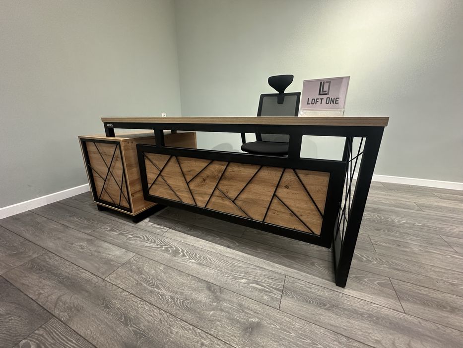 Стол руководителя, стол директорский, стол лофт