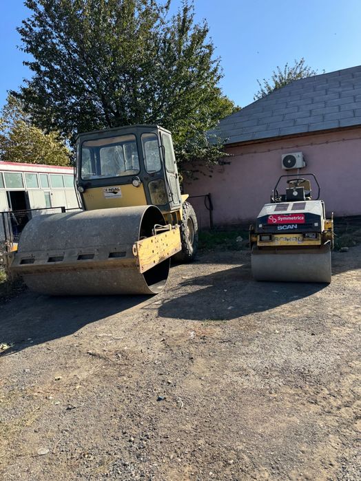 Excavator pe roti, buldoexcavator cu picon, cilindri compactori 2-14 t