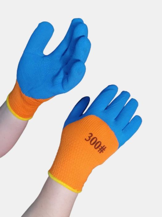 Перчатки нейлоновые со вспененным покрытием