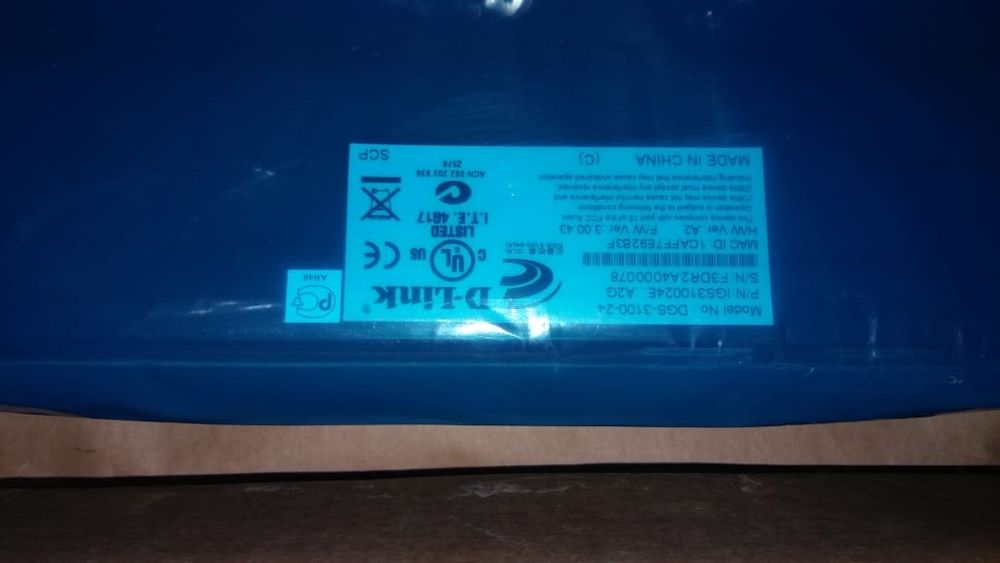 Продам коммутатор dlink switch DGS 3100 24 Порта