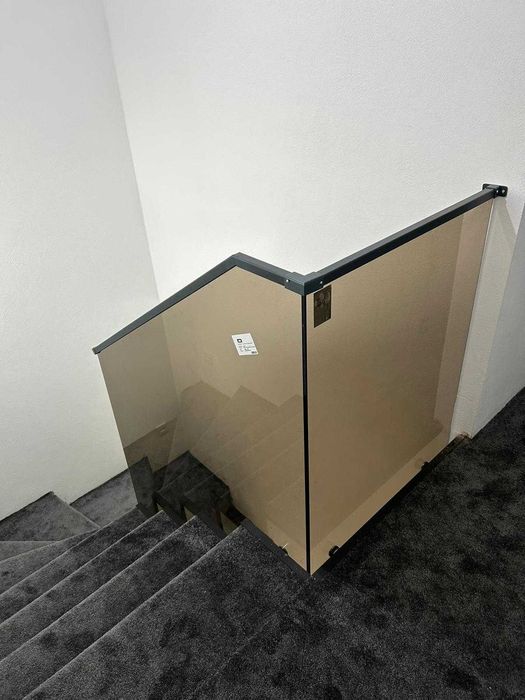 Balustrada scara sticla securizata