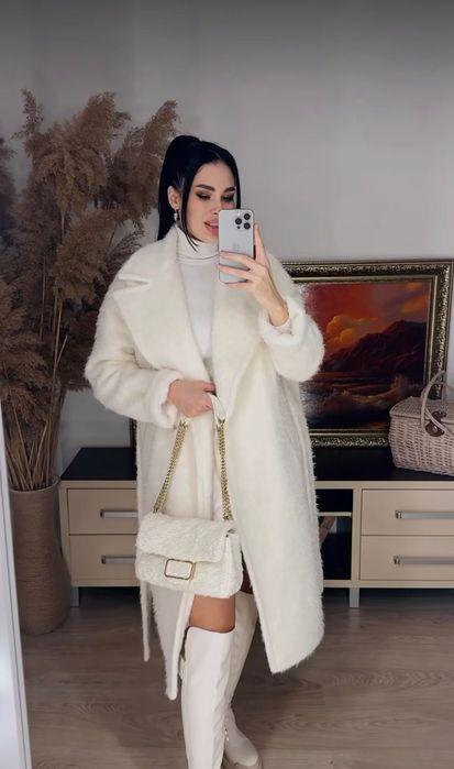 Geacă / Palton exclusiv, foarte călduros (S–M), stare impecabilă