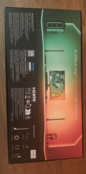 Govee AI Gaming Sync Box Kit 2 - HDMI 2.1, 4K/144Hz (27-34'')