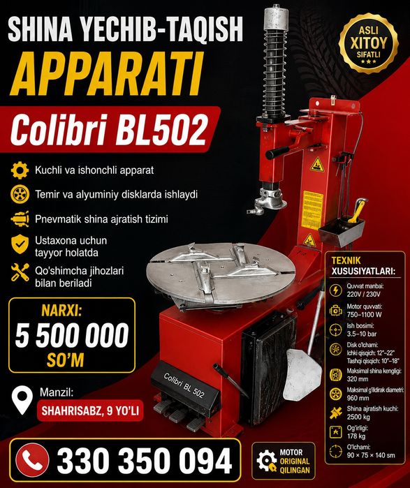 Colibri BL 502 Shinomontaj Apparati