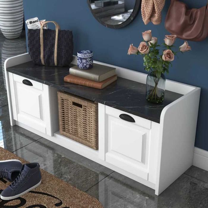 К-т за Антре, Шкаф за обувки и Закачалка с огледало Puzzle-home -ПРОМО