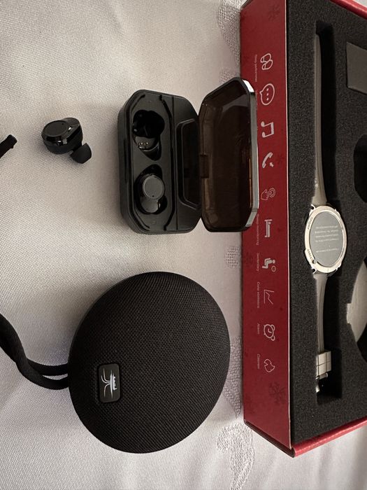 Смарт комплект - часовник, слушалки и тонколона