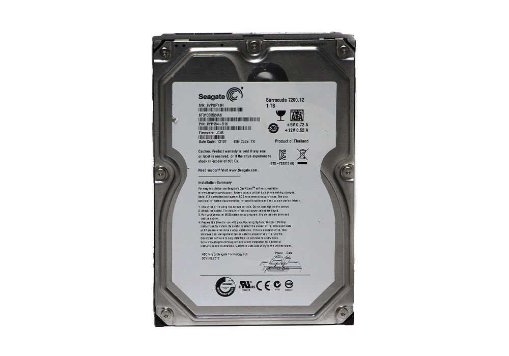 Жесткий диск HDD 1 Tb SATA 3.5 Seagate