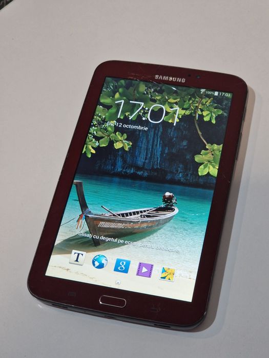 Tableta Samsung cu display fisurat