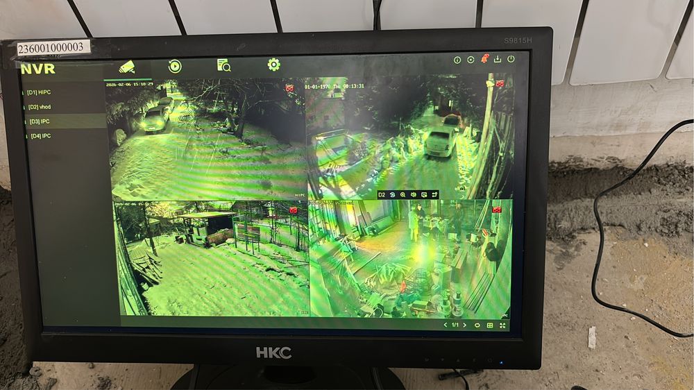 Установка камеры видеонаблюдение !