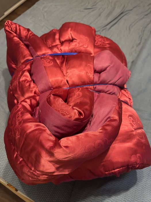 plapumă din lana cusuta manual, 173cm x 200cm, 6,43kg